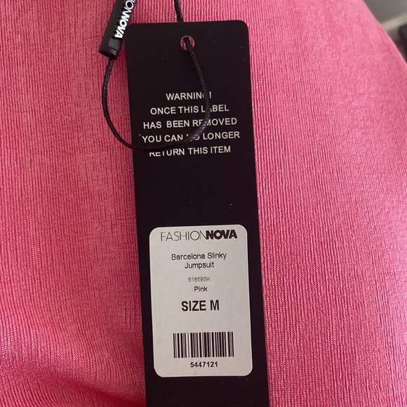 Pink slinky jumper with belt - Picture 5 of 8